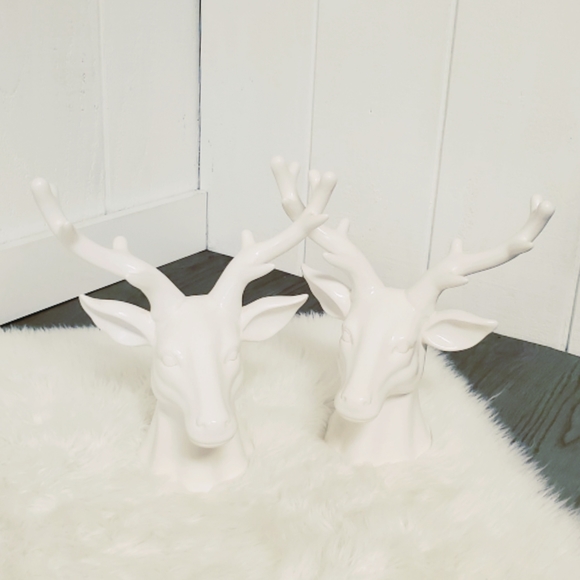Celebrate It Other - 🔥FINAL PRICE🔥 Porcelain deer busts, decor